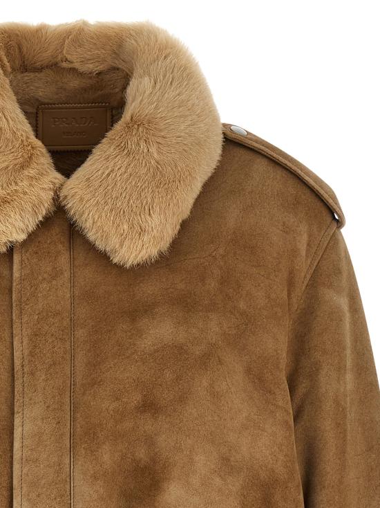  프라다 자켓 LD58A237SOOO172LF0065 CAMEL - PRADA