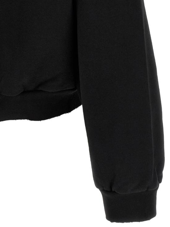 26FW 발렌시아가 후드 티셔츠 BA345257BM BLACK - BALENCIAGA