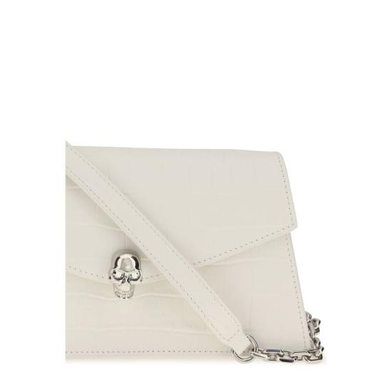 26FW 알렉산더 맥퀸 클러치/파우치 AL8746981HBT29013BB WHITE - ALEXANDER MCQUEEN