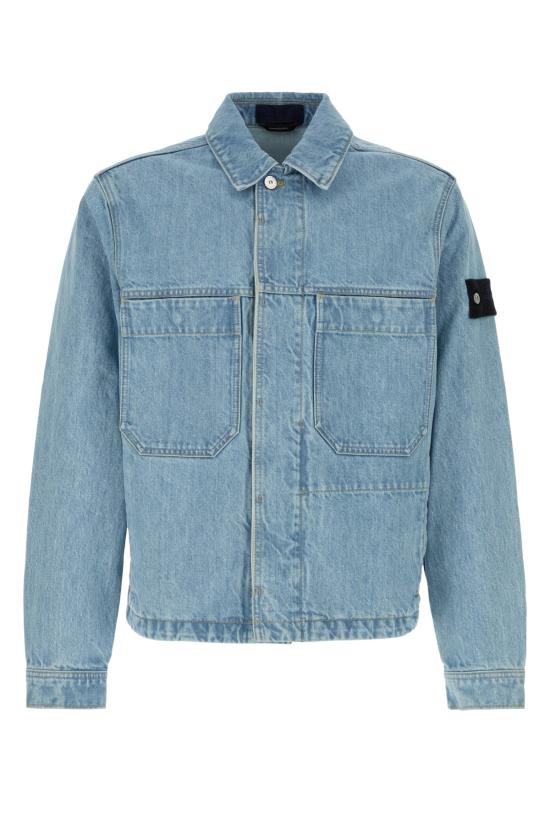 26FW 스톤 아일랜드 블루 린스 버튼 디테일 코치 재킷 L2S144100006S0J33 VJ204 BLUE
