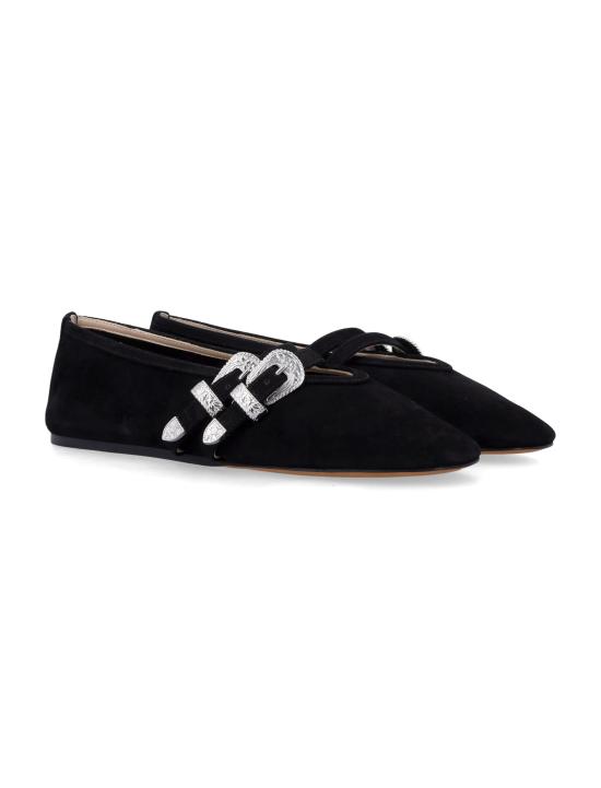 26FW 르 몽드 베릴 플랫 슈즈 BCSSUEBLA BLACK - LE MONDE BERYL