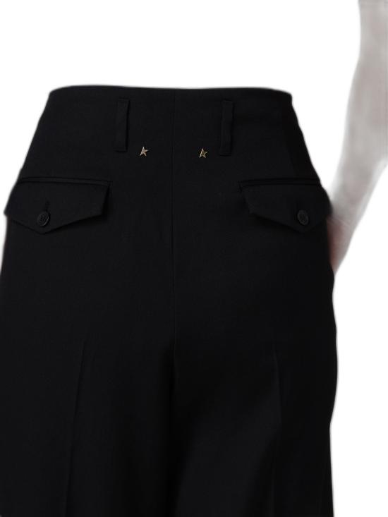 26FW 골든구스 스트레이트 팬츠 GWP01203P001546 90100 BLACK - GOLDEN GOOSE