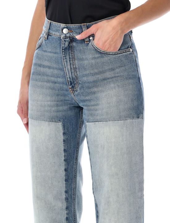 26FW 스텔라 맥카트니 스트레이트 팬츠 6D05153SQH76 4413 TWO TONE DENIM - STELLA MCCARTNEY