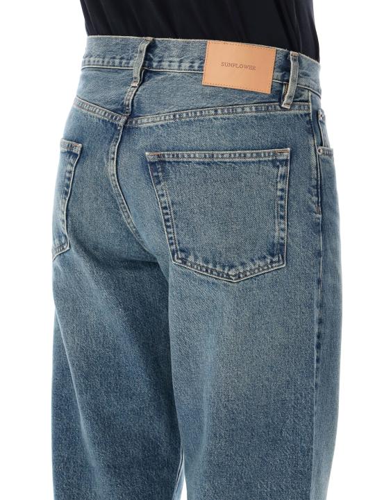 26FW 선플라워 스트레이트 팬츠 51741 720 DK BLUE VINT - SUNFLOWER
