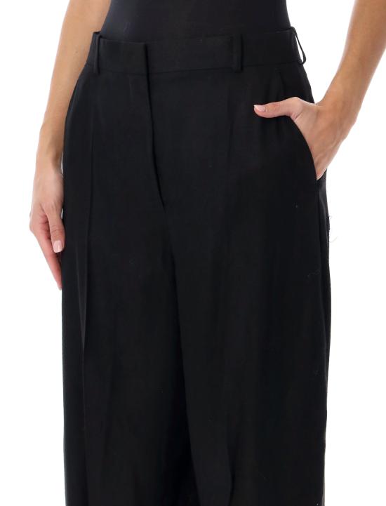 26FW 토템 스트레이트 팬츠 264WRB0397FB0472 001 BLACK - TOTEME