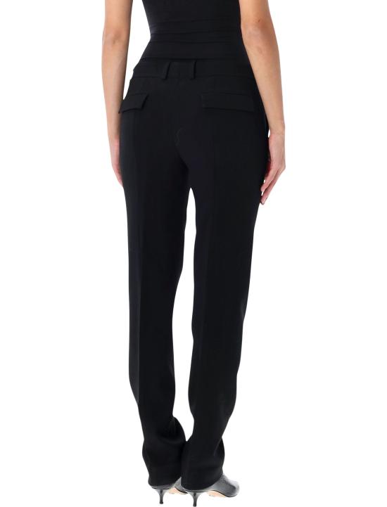 26FW 토템 스트레이트 팬츠 264WRB0220FB0718 001 BLACK - TOTEME