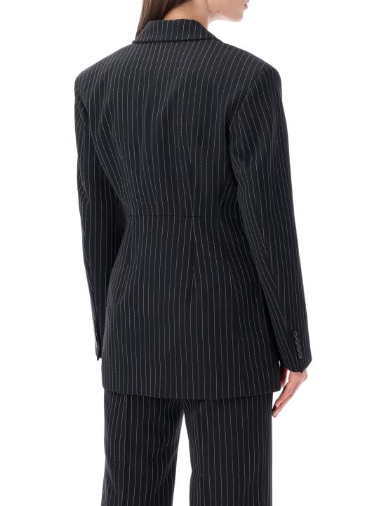 26FW 애니빙 자켓 A0112448STR23 BLACKWHIT BLACK STRIPE - ANINE BING