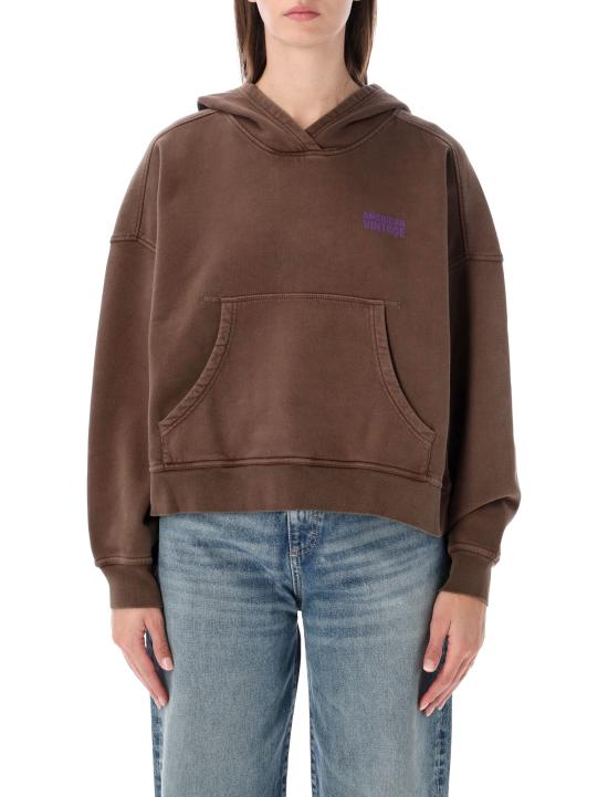 26FW 아메리칸 빈티지 후드 티셔츠 PLI03D CASTAGNA BROWN