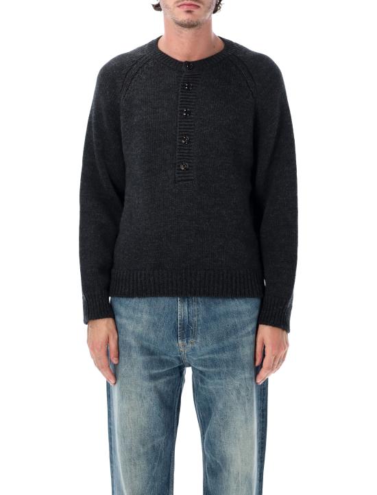26FW 아워레가시 쇼어 헨리 메리노 울 니트 M4263SC CD CHARCOAL DRY