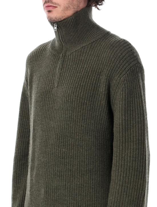 26FW 아페쎄 스웨터 H23505WVAXU JAA KHAKI - A.P.C.