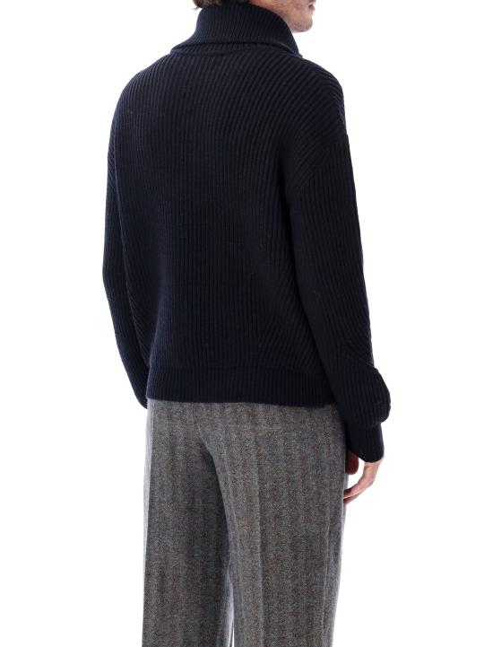 26FW 드리스 반 노튼 스웨터 2620212384744 509 NAVY - DRIES VAN NOTEN