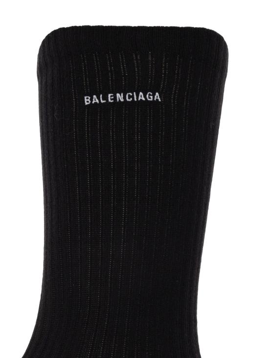 26FW 발렌시아가 양말 A00BSL4F1B5 1077 BLACKWHITE - BALENCIAGA