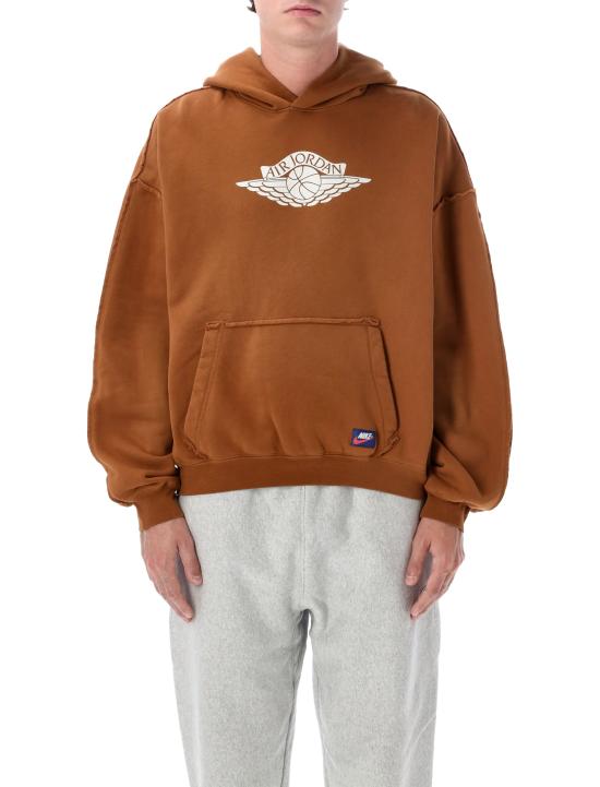 26FW 에어조던 후드 티셔츠 IM9191 281 LIGHT BRITISH TAN