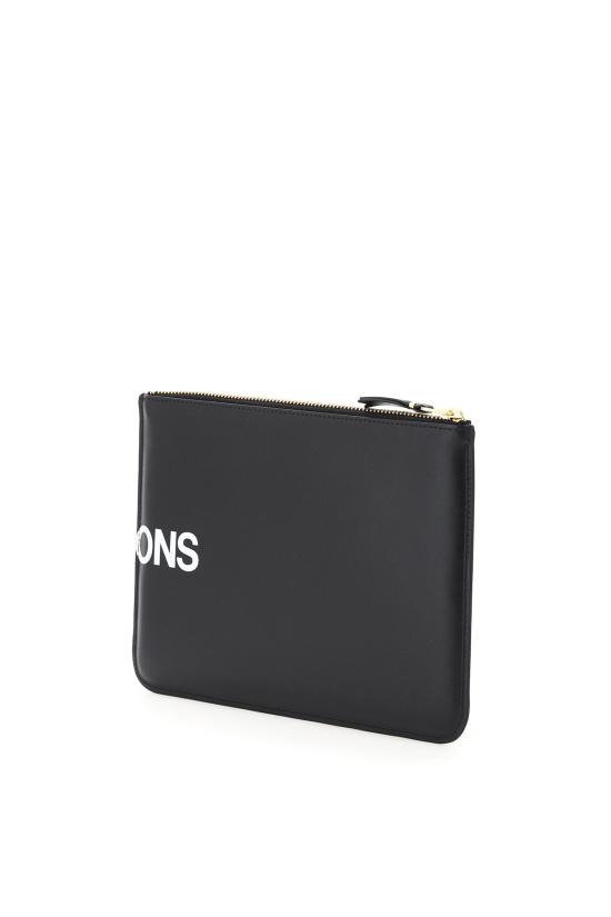 26FW 꼼데가르송 휴즈 로고 지갑 SA5100HL BLACK - COMME DES GARCONS