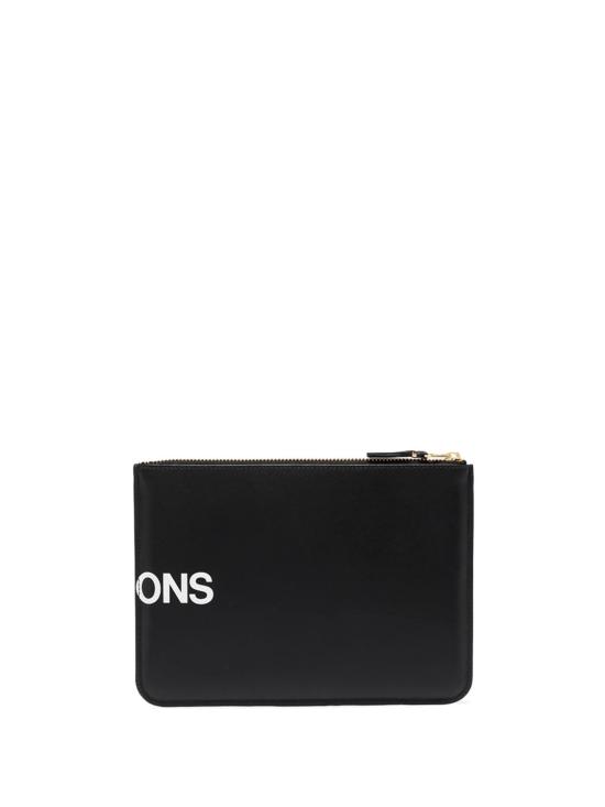 26FW 꼼데가르송 휴즈 로고 지갑 SA5100HL BLACK - COMME DES GARCONS