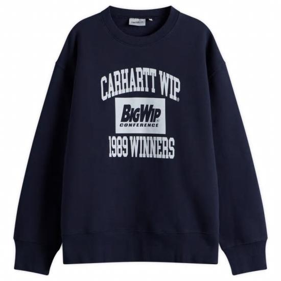 26FW 칼하트 WIP 스웨터 I037278 1C60 DARKNAVY