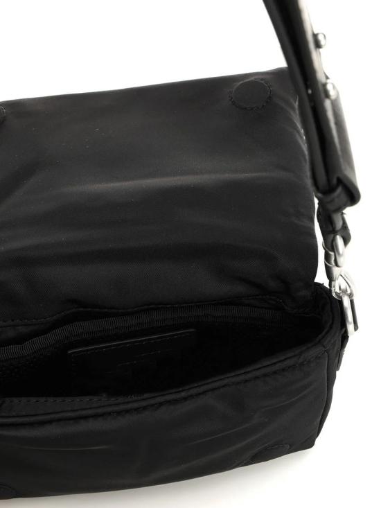 26FW 아미 톤온톤 하트 로고 나일론 마르셀 런치 박스 백 ULL710AW0001 BLACK - AMI
