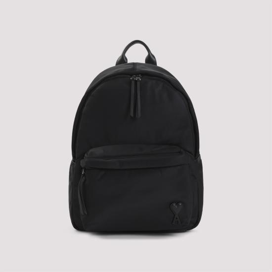 26FW 아미 나일론 마르셀 백팩 ULL728AW0001 BLACK - AMI