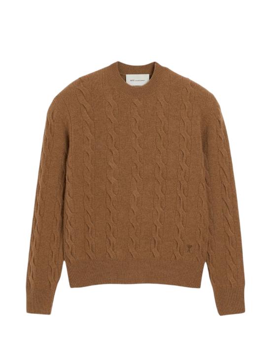 26FW 아미 스웨터 UKS880KN0189 280 CAMEL