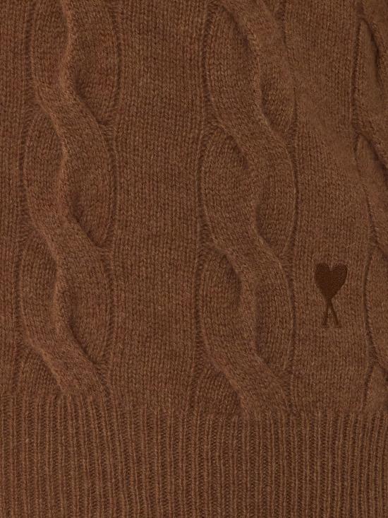 26FW 아미 스웨터 UKS880KN0189 280 CAMEL - AMI