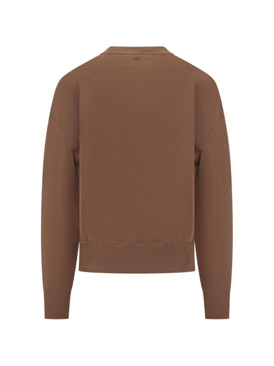 26FW 아미 톤온톤 하트 로고 코튼 스웨트셔츠 USW755749 2221 CHOLTBROWN - AMI