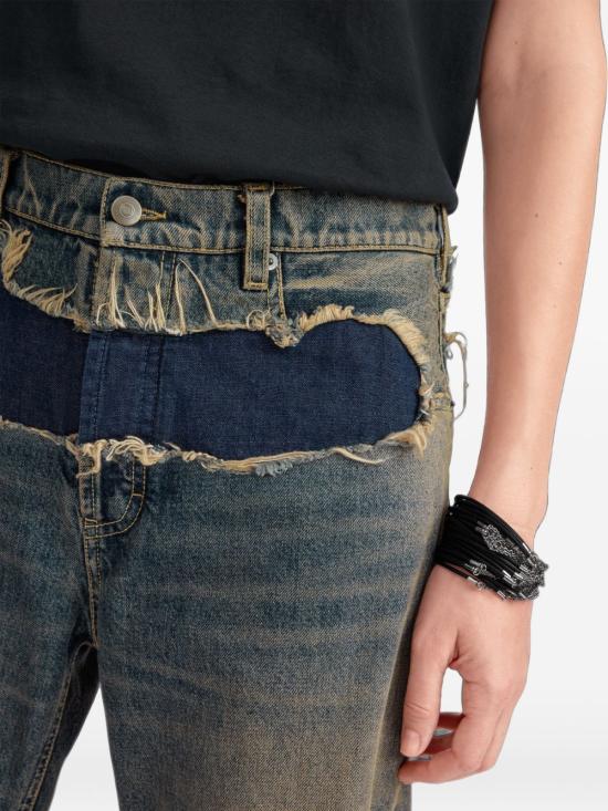 26FW 마르지엘라 스트레이트 팬츠 S29LA0110M30066967 NAVY - MAISON MARGIELA