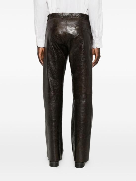 26FW 엠포리오 아르마니 스트레이트 팬츠 EM007132AF29261U6141 BLACK - EMPORIO ARMANI