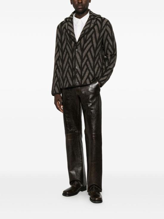 26FW 엠포리오 아르마니 스트레이트 팬츠 EM007132AF29261U6141 BLACK - EMPORIO ARMANI