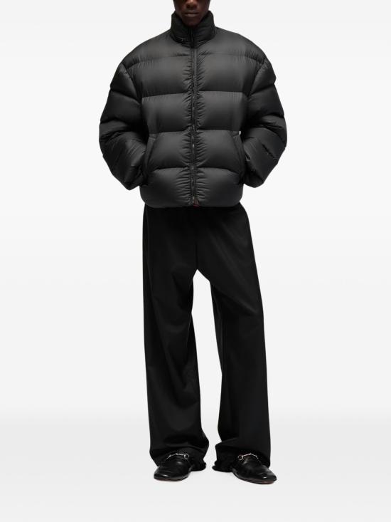 26FW 구찌 라이트웨이트 패디드 폴리에스터 집 자켓 A0090HZAVMJ1000 BLACK - GUCCI