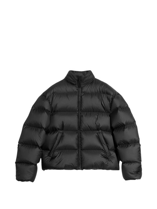 26FW 구찌 라이트웨이트 패디드 폴리에스터 집 자켓 A0090HZAVMJ1000 BLACK
