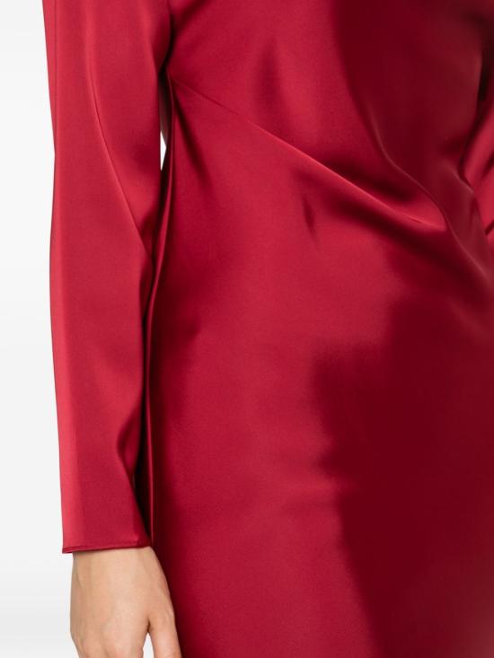 26FW 엠포리오 아르마니 미디 원피스 EW005489AF17153U5084 RED - EMPORIO ARMANI