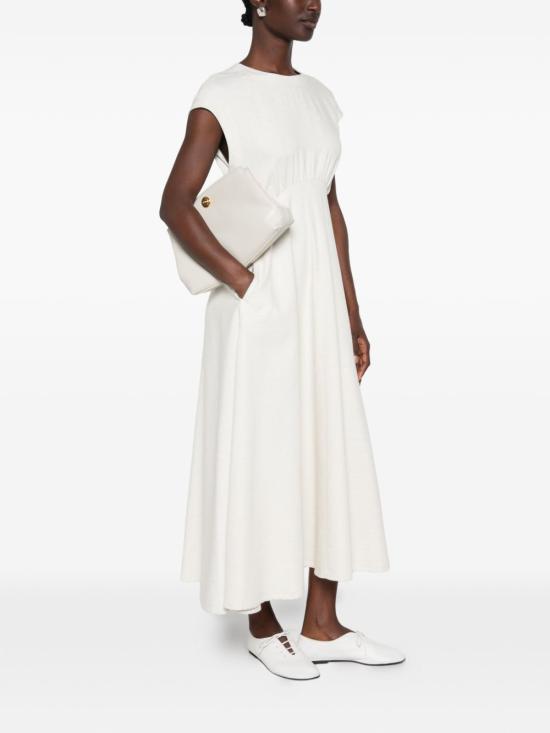 26FW 엠포리오 아르마니 미디 원피스 EW005247AF28335M0076 WHITE - EMPORIO ARMANI