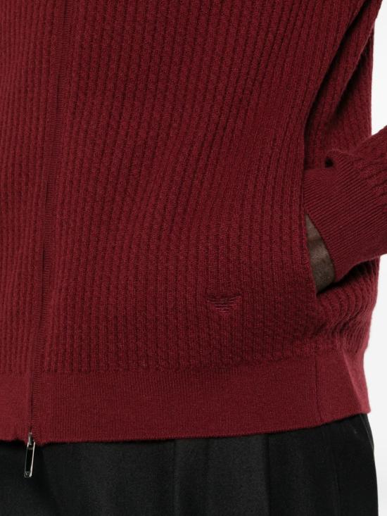 26FW 엠포리오 아르마니 스웨터 EM007388AF29684UA329 BORDEAUX