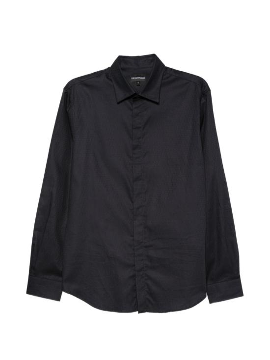 26FW 엠포리오 아르마니 긴팔 셔츠 EM006704AF18123FB071 NAVY