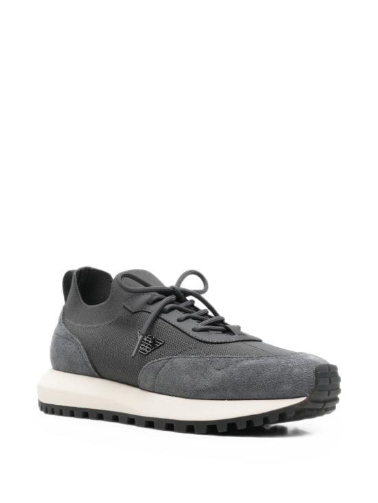 26FW 엠포리오 아르마니 스니커즈 EM003739AF19724M8478 GREY - EMPORIO ARMANI