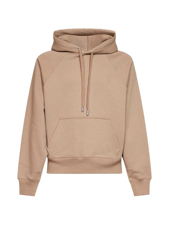 26FW 아미 코튼 드 하트 후드 USW758747A184 BEIGE