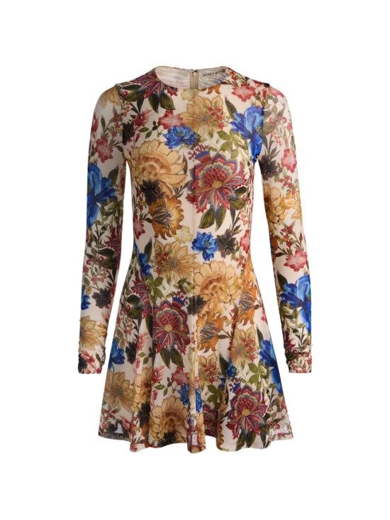 26FW 앨리스 앤 올리비아 미디 원피스 CC608P53522A257 MULTICOLOR