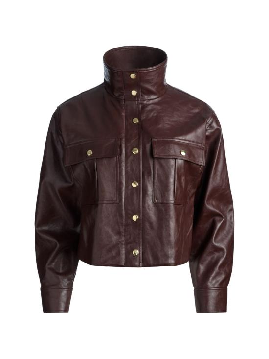 26FW 앨리스 앤 올리비아 자켓 CL000J40201C201 BROWN