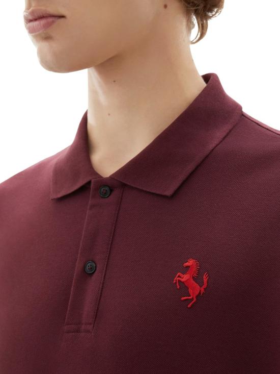 26FW 페라리 폴로 티셔츠 CJMPO0014JCO0053RBN Black - FERRARI