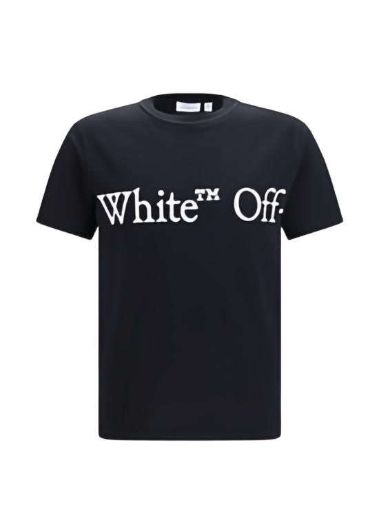 26FW 오프화이트 반팔 티셔츠 OMAA16MF26JER00G 001 BLACK