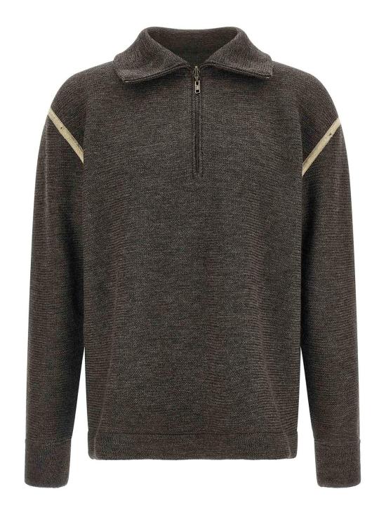 26FW 마르지엘라 엘보우 패치 스웨터 S50HA1072S18147814M GREY