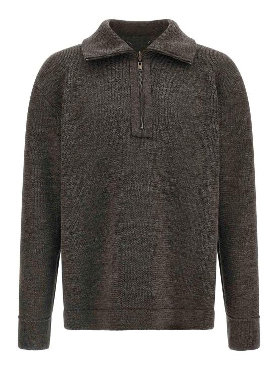 26FW 마르지엘라 엘보우 패치 스웨터 S50HA1072S18147814M GREY - MAISON MARGIELA