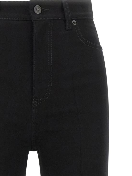 26FW 발렌시아가 하이 웨이스트 슬림 스트레이트 진 A008WGTUW70 1000 BLACK - BALENCIAGA