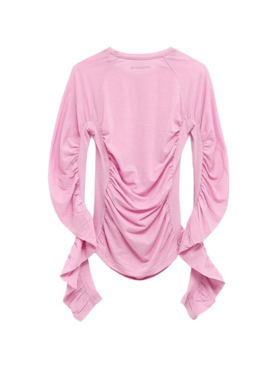26FW JW앤더슨 반팔 티셔츠 JO0296PG0843 305 PINK - JW ANDERSON