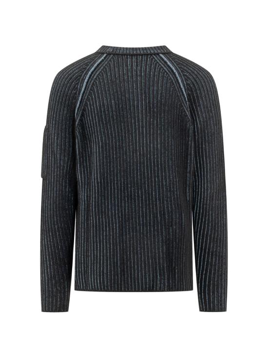 26FW 씨피 컴퍼니 스웨터 21CMKN299A006170A 871 BLUE - C.P. COMPANY