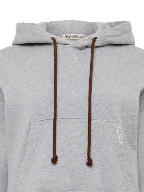 26FW JW앤더슨 후드 티셔츠 JW0234PG1902 945 GREY - JW ANDERSON