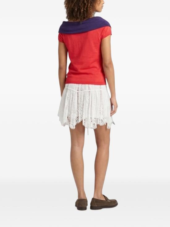 26FW JW앤더슨 반팔 티셔츠 KW1576YN0100 459 RED - JW ANDERSON
