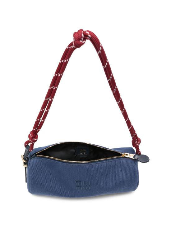 26SS 미우미우 개버딘 파우치 5NE8532IA7 F04GM BLUE - MIU MIU