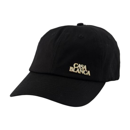 26FW 카사블랑카 모자 AHAT12603 BLACK