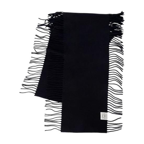 26FW 토템 머플러/스카프 264WSC0187FB0820001 BLACK - TOTEME